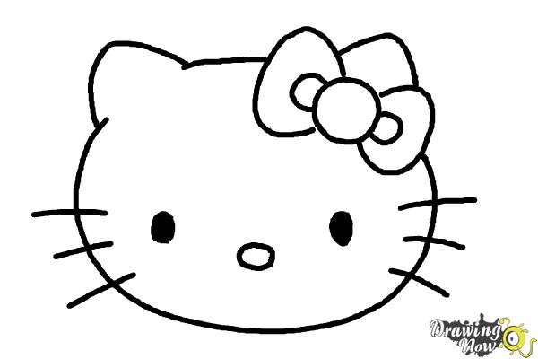 How to Draw Hello Kitty Step by Step - Step 8 How to Draw Hello Kitty Step by Step - Step 8