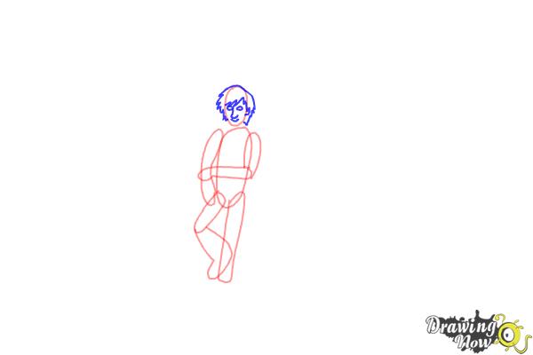 How to Draw Hiccup and Toothless from How to Train Your Dragon 2 - Step 4 How to Draw Hiccup and Toothless from How to Train Your Dragon 2 - Step 4