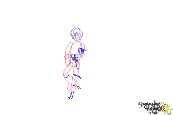 How to Draw Hiccup and Toothless from How to Train Your Dragon 2 - Step 5 How to Draw Hiccup and Toothless from How to Train Your Dragon 2 - Step 5