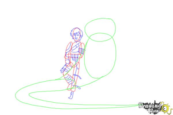How to Draw Hiccup and Toothless from How to Train Your Dragon 2 - Step 7 How to Draw Hiccup and Toothless from How to Train Your Dragon 2 - Step 7