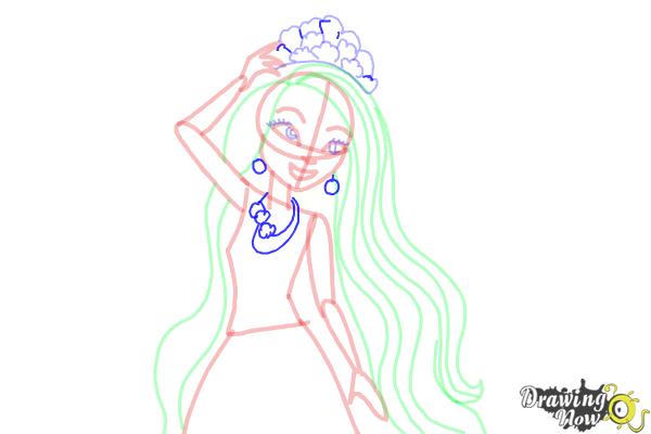 How to Draw Holly O'Hair from Ever After High - Step 10 How to Draw Holly O'Hair from Ever After High - Step 10