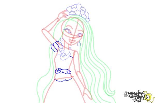 How to Draw Holly O'Hair from Ever After High - Step 11 How to Draw Holly O'Hair from Ever After High - Step 11