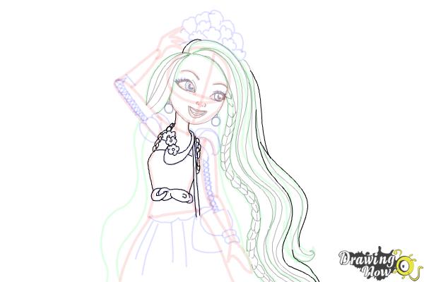 How to Draw Holly O'Hair from Ever After High - Step 16 How to Draw Holly O'Hair from Ever After High - Step 16