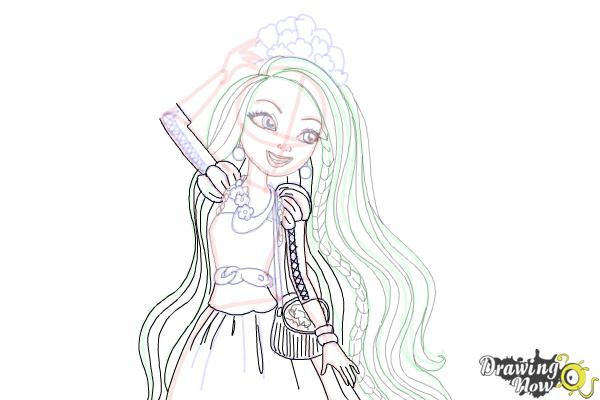 How to Draw Holly O'Hair from Ever After High - Step 17 How to Draw Holly O'Hair from Ever After High - Step 17