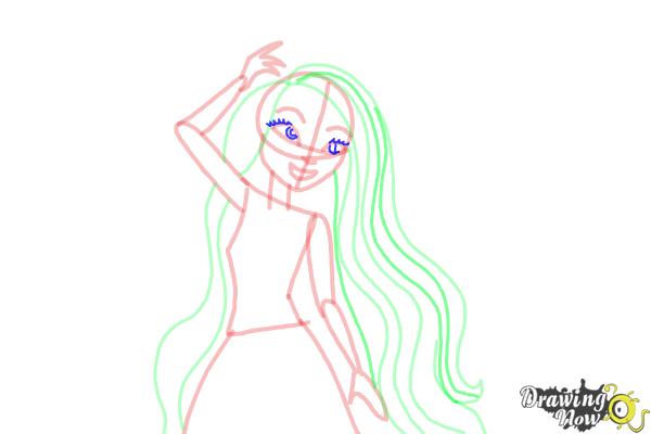 How to Draw Holly O'Hair from Ever After High - Step 8 How to Draw Holly O'Hair from Ever After High - Step 8