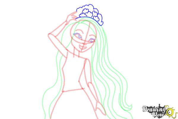 How to Draw Holly O'Hair from Ever After High - Step 9 How to Draw Holly O'Hair from Ever After High - Step 9