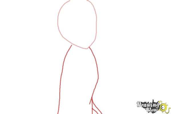 How to Draw Homura Akemi from Puella Magi - Step 2 How to Draw Homura Akemi from Puella Magi - Step 2