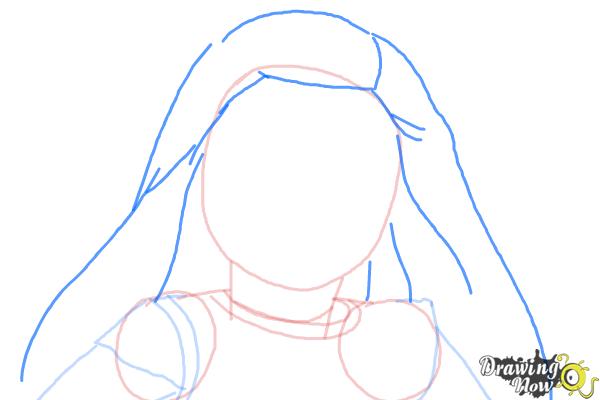How to Draw Isabelle, Doll from American Girl - Step 5 How to Draw Isabelle, Doll from American Girl - Step 5