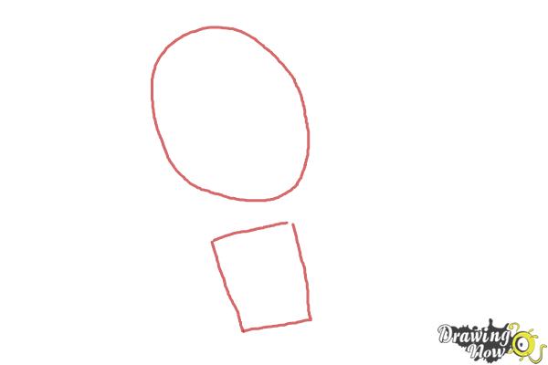 How to Draw Joy from Inside Out - Step 1 How to Draw Joy from Inside Out - Step 1