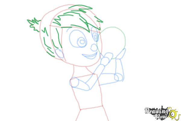 How to Draw Joy from Inside Out - Step 7 How to Draw Joy from Inside Out - Step 7