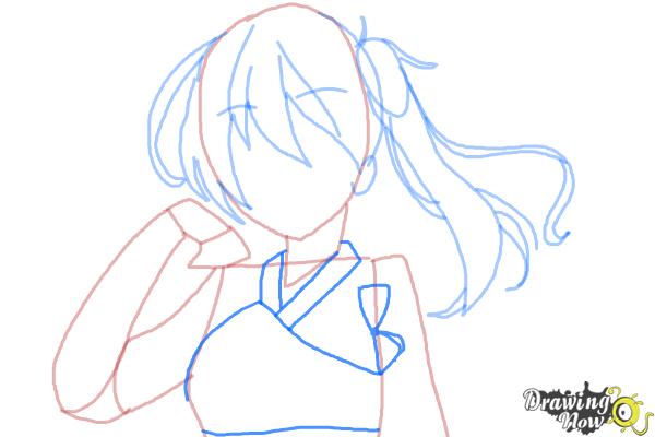How to Draw Kaga from Kantai Collection - Step 6 How to Draw Kaga from Kantai Collection - Step 6