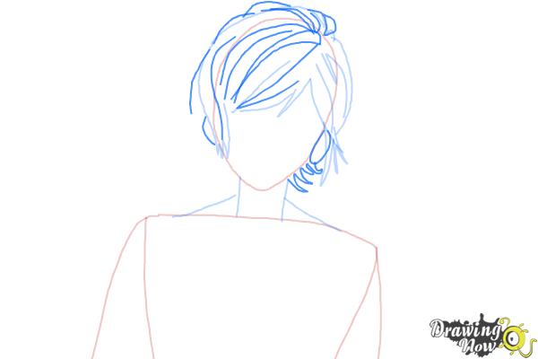 How to Draw Kanato Sakamaki Diabolik Lovers - Step 4 How to Draw Kanato Sakamaki Diabolik Lovers - Step 4