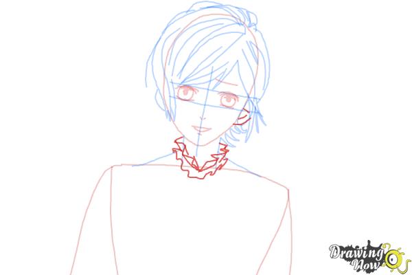 How to Draw Kanato Sakamaki Diabolik Lovers - Step 7 How to Draw Kanato Sakamaki Diabolik Lovers - Step 7