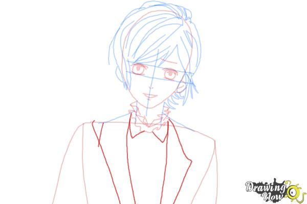 How to Draw Kanato Sakamaki Diabolik Lovers - Step 8 How to Draw Kanato Sakamaki Diabolik Lovers - Step 8