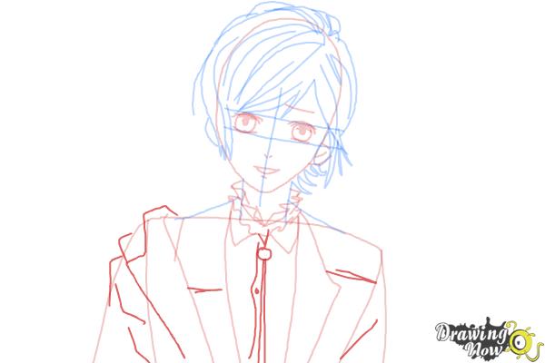 How to Draw Kanato Sakamaki Diabolik Lovers - Step 9 How to Draw Kanato Sakamaki Diabolik Lovers - Step 9