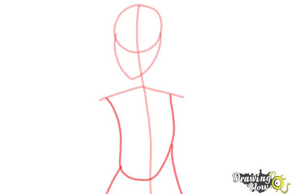 How to Draw Karin Uzumaki from Naruto Shippuden - Step 3 How to Draw Karin Uzumaki from Naruto Shippuden - Step 3