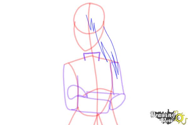 How to Draw Karin Uzumaki from Naruto Shippuden - Step 7 How to Draw Karin Uzumaki from Naruto Shippuden - Step 7
