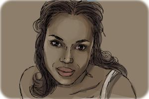 How to Draw Kerry Washington