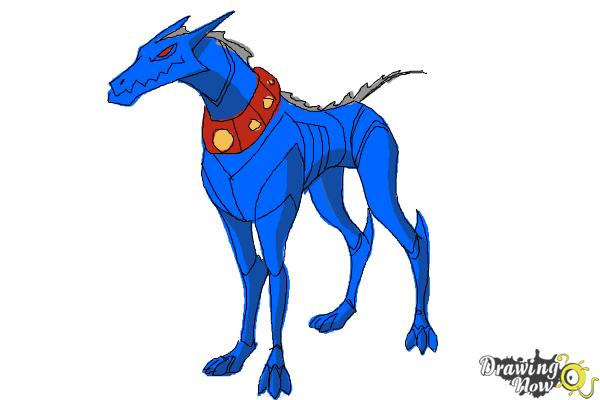 How to Draw Khyber'S Dog from Ben 10 Omniverse - Step 10 How to Draw Khyber'S Dog from Ben 10 Omniverse - Step 10