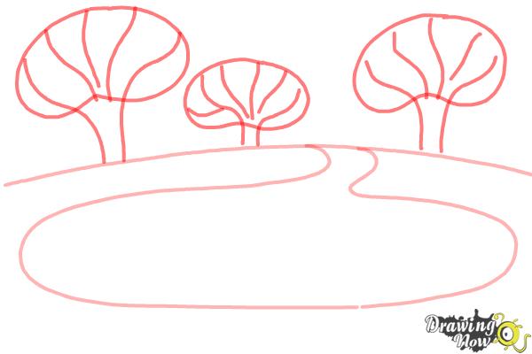 How to Draw Kids Playing In a Playground - Step 2 How to Draw Kids Playing In a Playground - Step 2