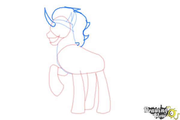 How to Draw King Sombra from My Little Pony Friendship Is Magic - Step 6 How to Draw King Sombra from My Little Pony Friendship Is Magic - Step 6