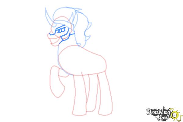 How to Draw King Sombra from My Little Pony Friendship Is Magic - Step 7 How to Draw King Sombra from My Little Pony Friendship Is Magic - Step 7