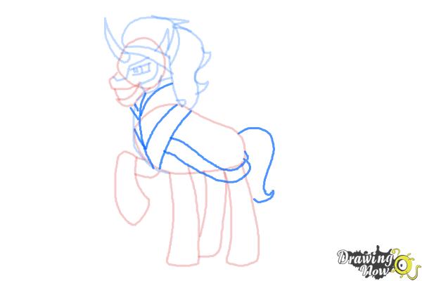 How to Draw King Sombra from My Little Pony Friendship Is Magic - Step 8 How to Draw King Sombra from My Little Pony Friendship Is Magic - Step 8