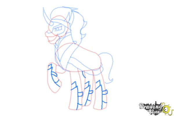 How to Draw King Sombra from My Little Pony Friendship Is Magic - Step 9 How to Draw King Sombra from My Little Pony Friendship Is Magic - Step 9