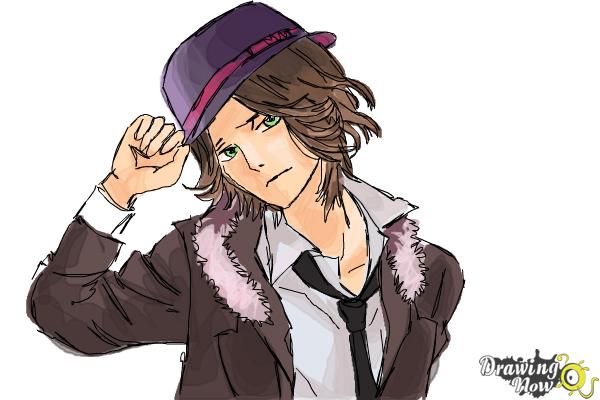 How to Draw Laito Sakamaki Diabolik Lovers - Step 11 How to Draw Laito Sakamaki Diabolik Lovers - Step 11