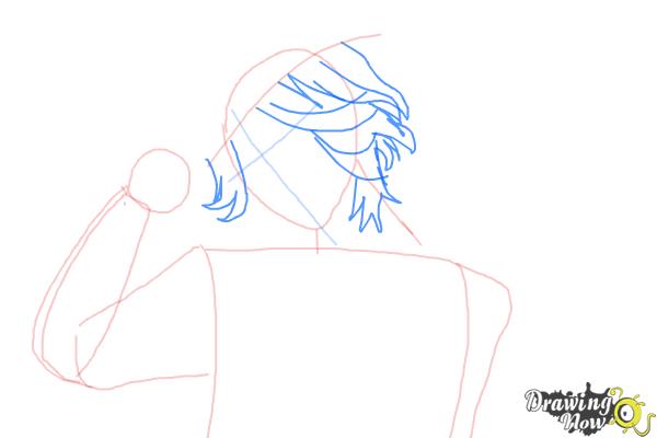 How to Draw Laito Sakamaki Diabolik Lovers - Step 4 How to Draw Laito Sakamaki Diabolik Lovers - Step 4
