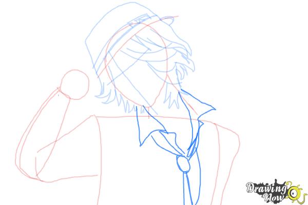 How to Draw Laito Sakamaki Diabolik Lovers - Step 6 How to Draw Laito Sakamaki Diabolik Lovers - Step 6