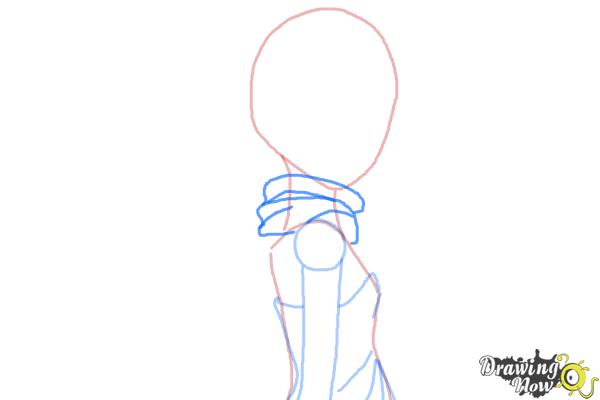 How to Draw Leopard, Doronjo from Yoru No Yatterman - Step 4 How to Draw Leopard, Doronjo from Yoru No Yatterman - Step 4
