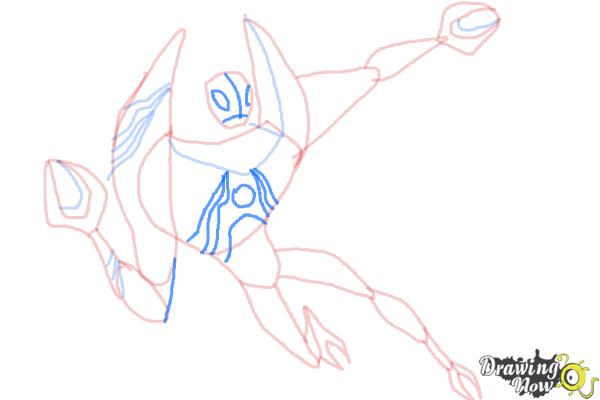 How to Draw Lodestar from Ben 10 Omniverse - Step 8 How to Draw Lodestar from Ben 10 Omniverse - Step 8