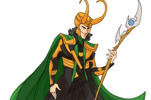 How to Draw Loki from Thor