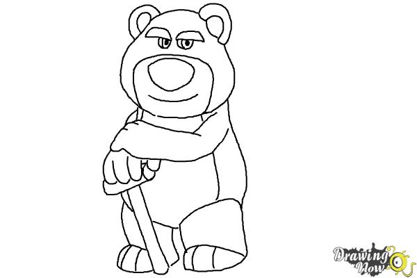 How to Draw Lotso, Disney Villain - Step 11 How to Draw Lotso, Disney Villain - Step 11