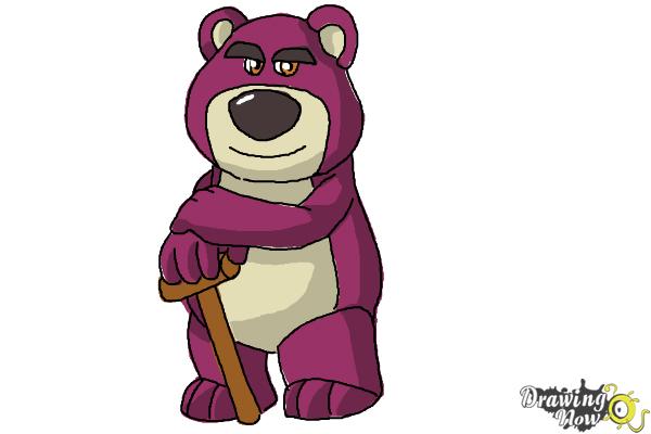 How to Draw Lotso, Disney Villain - Step 12 How to Draw Lotso, Disney Villain - Step 12