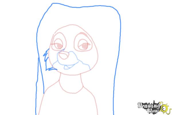 How to Draw Maid Marian from Robin Hood - Step 6