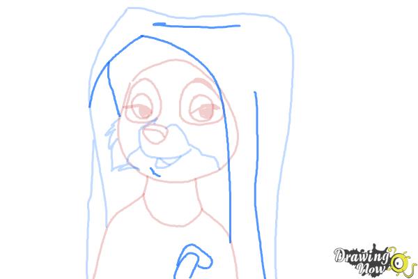 How to Draw Maid Marian from Robin Hood - Step 7