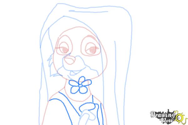How to Draw Maid Marian from Robin Hood - Step 8