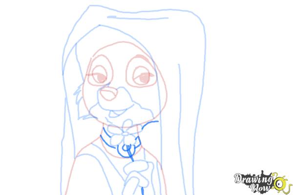 How to Draw Maid Marian from Robin Hood - Step 9