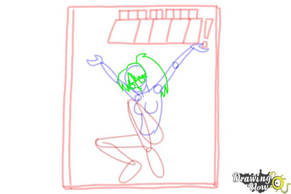 How to Draw Manga Books - Step 10 How to Draw Manga Books - Step 10