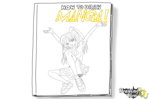 How to Draw Manga Books - Step 17 How to Draw Manga Books - Step 17