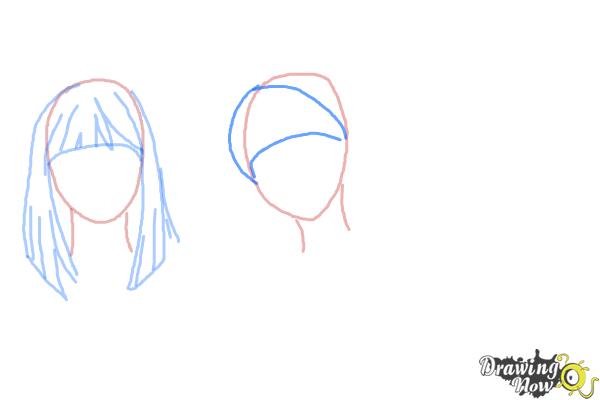 How to Draw Manga Hair - Step 5