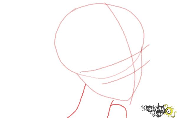 How to Draw Manga Heads Easy - Step 3 How to Draw Manga Heads Easy - Step 3