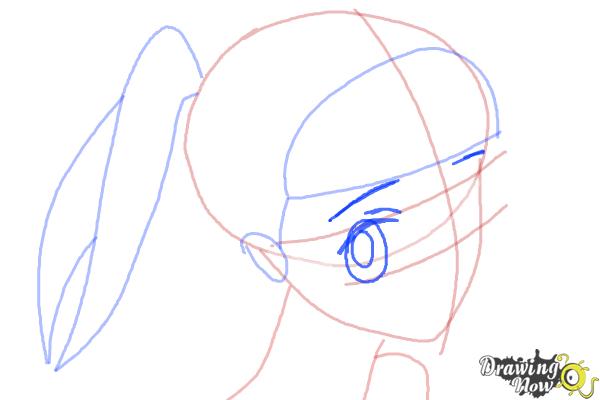 How to Draw Manga Heads Easy - Step 6 How to Draw Manga Heads Easy - Step 6