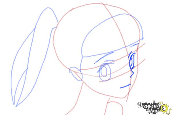 How to Draw Manga Heads Easy - Step 7 How to Draw Manga Heads Easy - Step 7