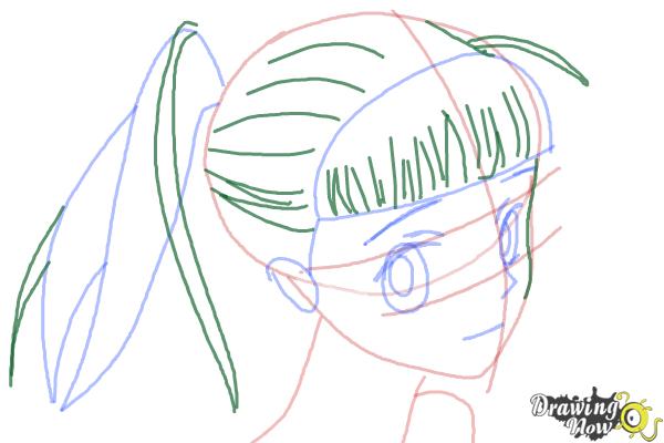 How to Draw Manga Heads Easy - Step 8 How to Draw Manga Heads Easy - Step 8