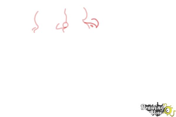 How to Draw Manga Noses - Step 5 How to Draw Manga Noses - Step 5