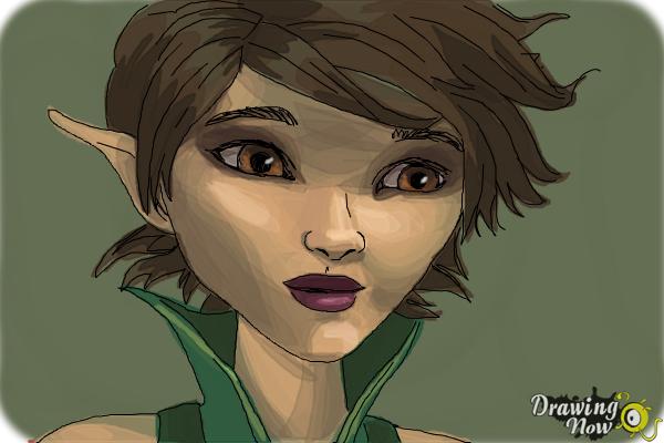 How to Draw Marianne from Strange Magic - Step 10 How to Draw Marianne from Strange Magic - Step 10