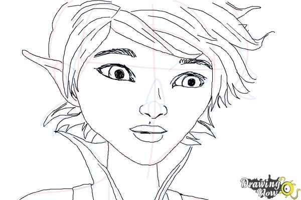 How to Draw Marianne from Strange Magic - Step 9 How to Draw Marianne from Strange Magic - Step 9